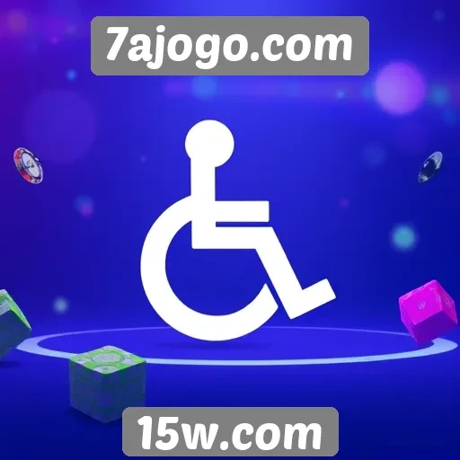 Recursos de acessibilidade no site 7ajogo.com