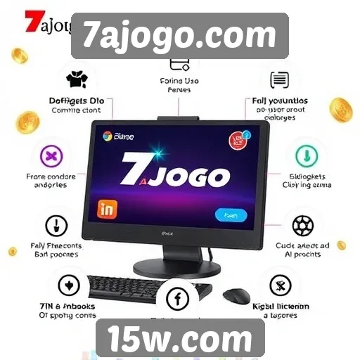Destaques das funcionalidades do site 7ajogo.com